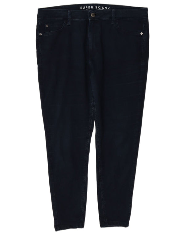 Marks & Spencer Damskie Crop Skinny Jeans UK 16 Large W34 L25 Granatowe