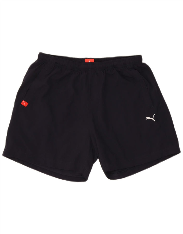 Męskie spodenki sportowe Puma XL, granatowe, poliestrowe