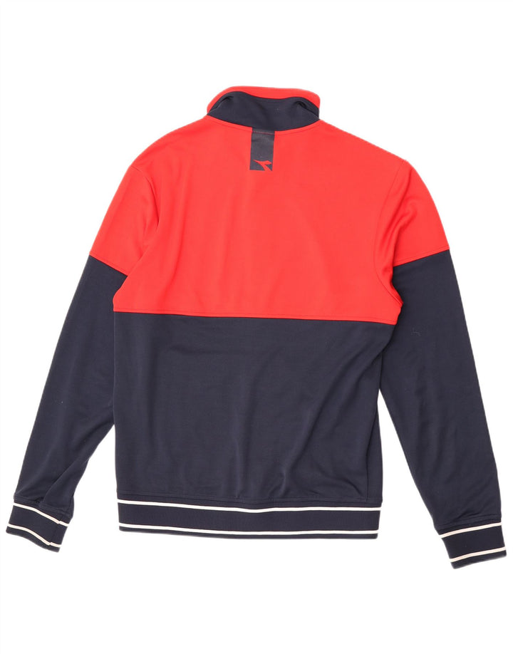 Damska kurtka dresowa Diadora UK 18 XL, poliester w kolorze czerwonym