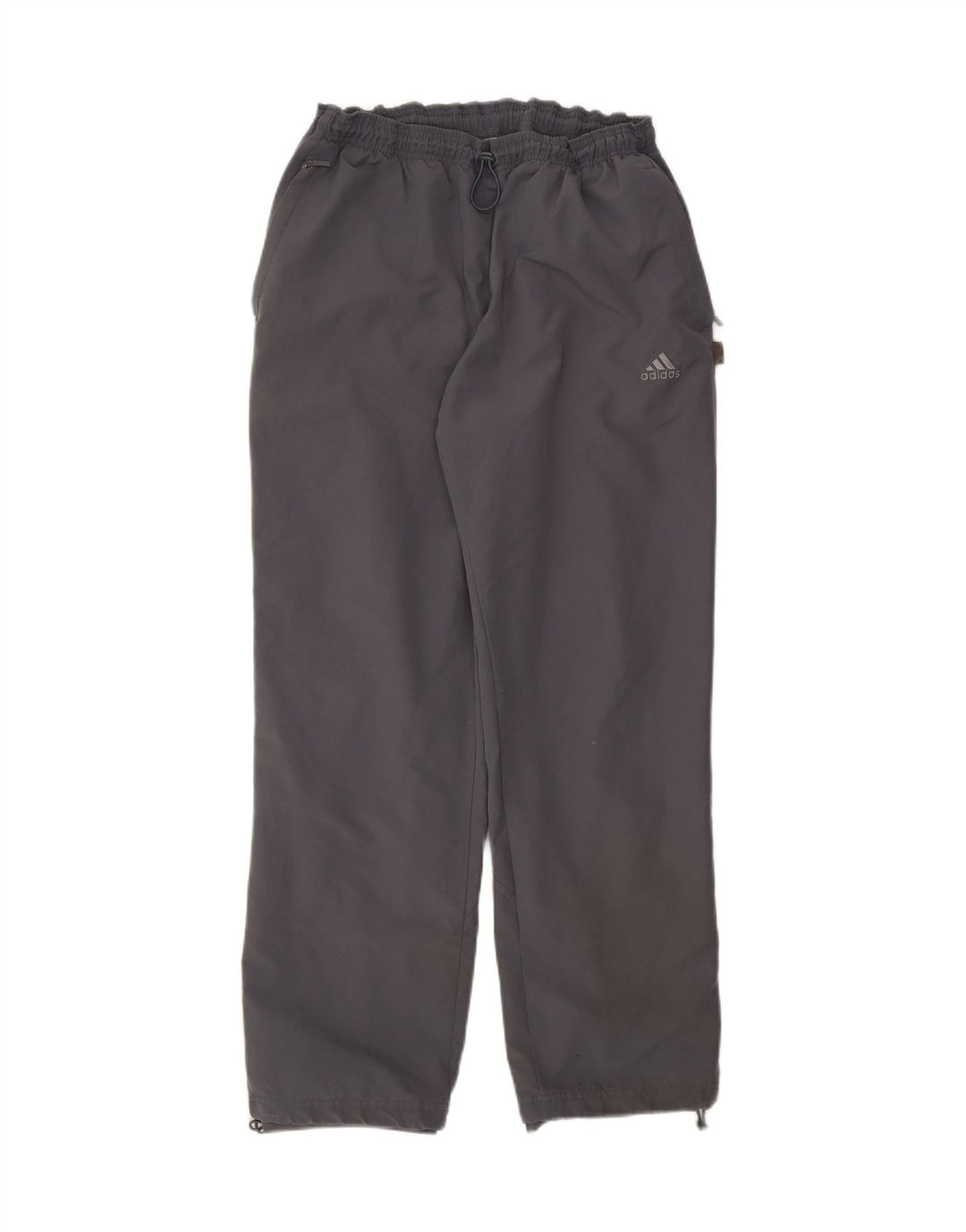 ADIDAS Mens Tracksuit Trousers Medium  Grey Polyester
