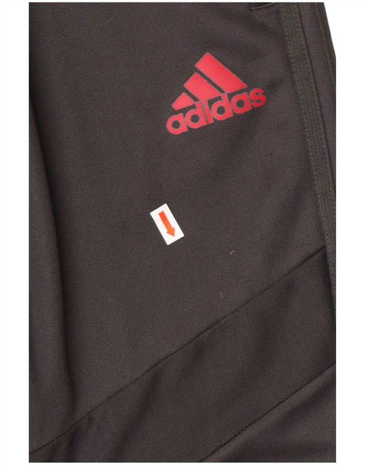 Męskie spodnie dresowe ADIDAS Munster do rugby, małe, czarne, poliestrowe