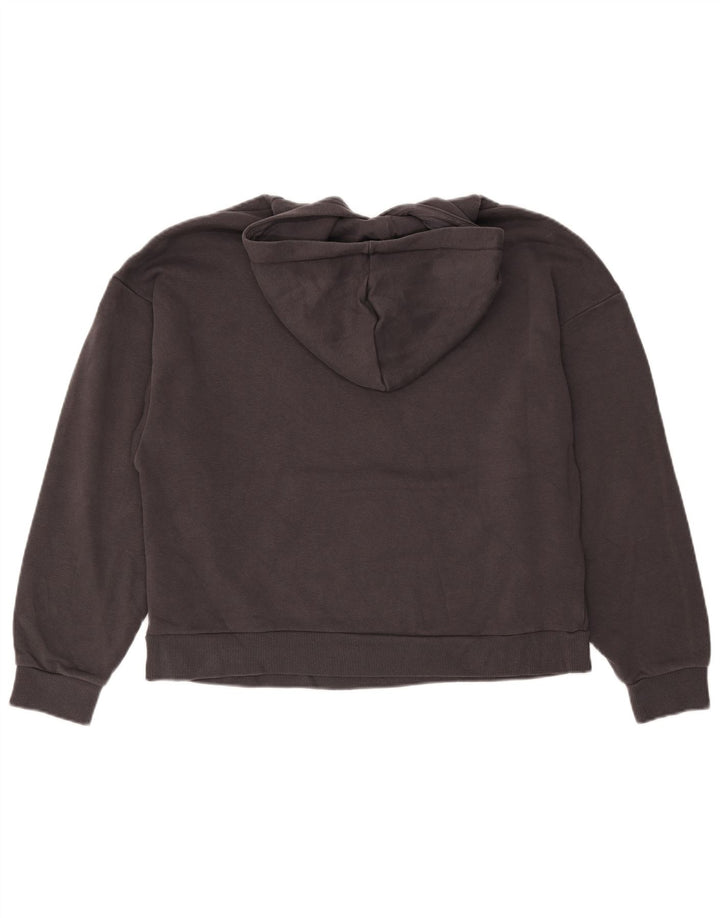 Damski sweter oversize z kapturem PUMA UK 16, duży, szary, bawełniany