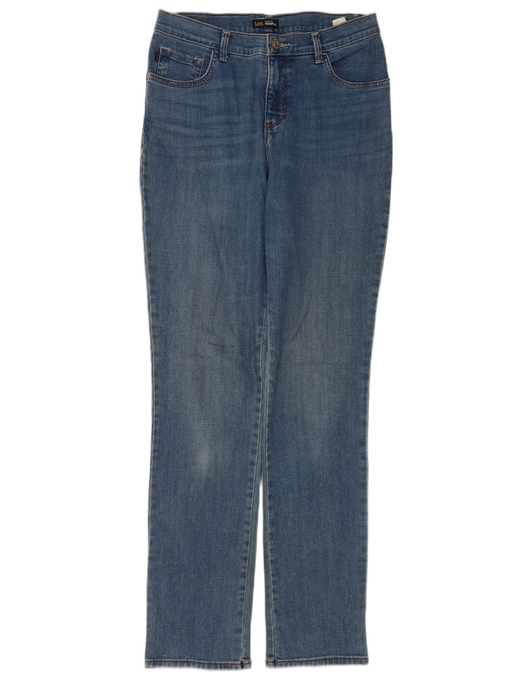 Damskie dżinsy Lee Classic Fit Straight US 8 Medium W28 L32 Niebieskie bawełniane