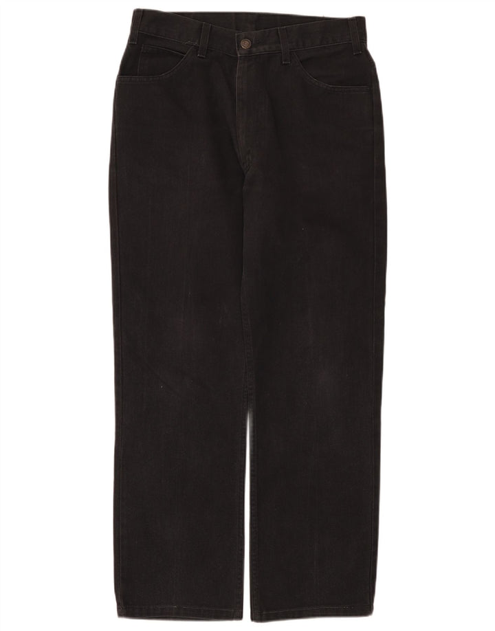 Damskie proste dżinsy Levi's W32 L28 Czarna bawełna