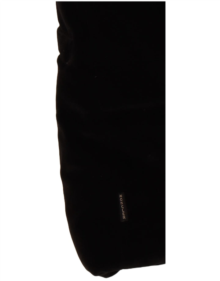 Damska kurtka oversize Moncler z aksamitną wyściółką, rozmiar 0 XS, czarna bawełna