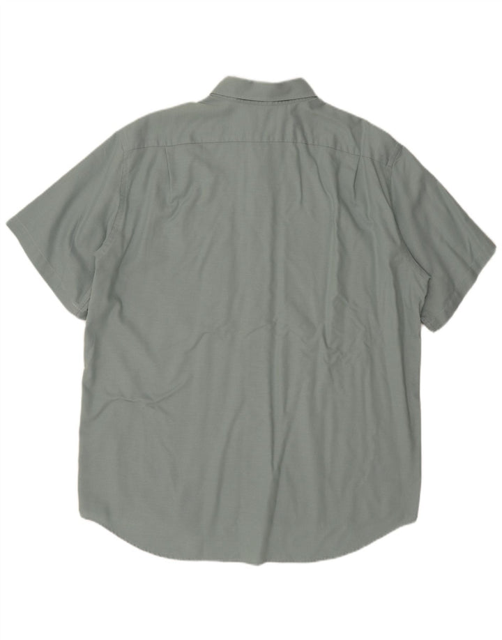 Koszula męska z krótkim rękawem Lacoste, rozmiar 45 XL, zielona