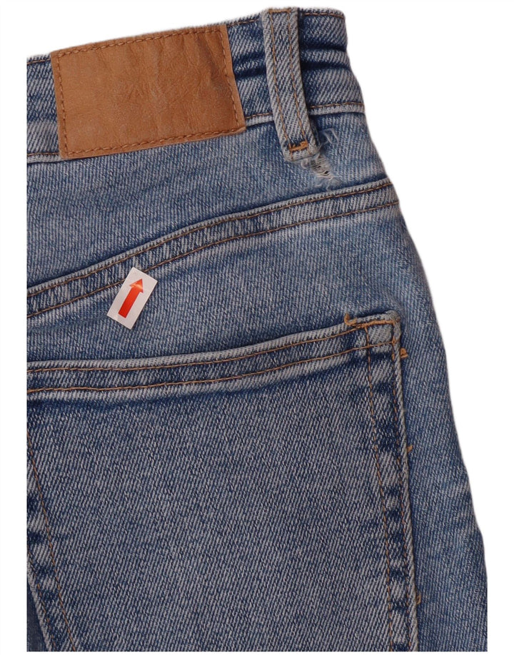 Damskie jeansy obcisłe z wysokim stanem Zara EU 38 Small W28 L27 Niebieskie klasyczne