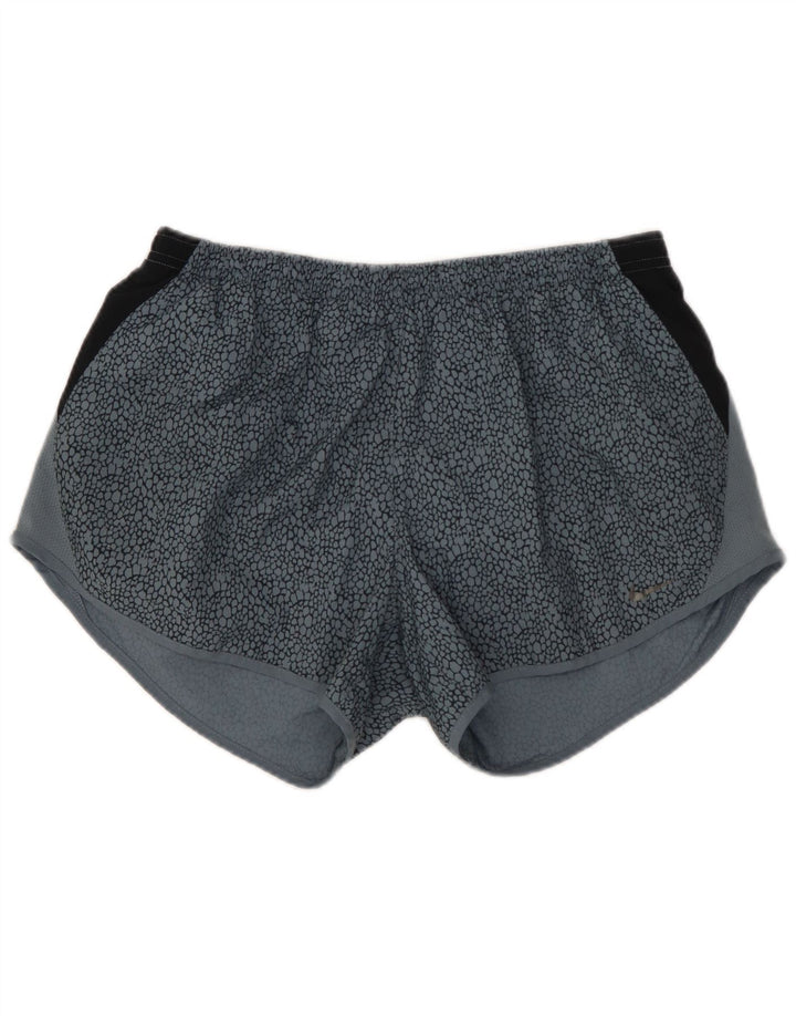 Damskie spodenki sportowe NIKE Dri Fit UK 12, poliester w kolorze średnioniebieskim
