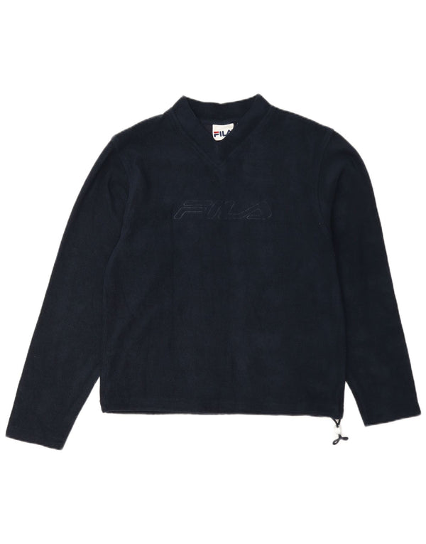 Damska bluza Fila Graphic Jumper IT 42 Średni granatowy bawełniany