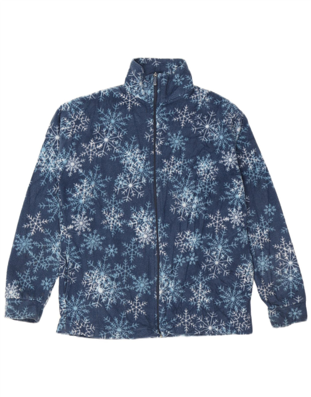 Damska kurtka polarowa VINTAGE UK 20 2XL Granatowa, poliestrowa Fair Isle