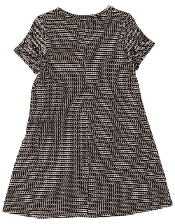 Damska sukienka T-shirtowa Zara UK 12, średnia czarna, geometryczna