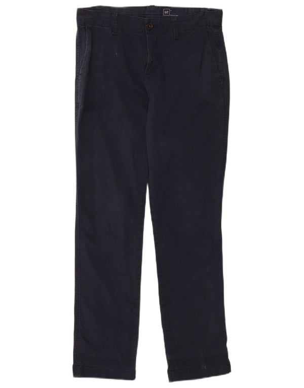 Spodnie damskie Gap Chino US 0 XS W28 L28 Granatowa bawełna