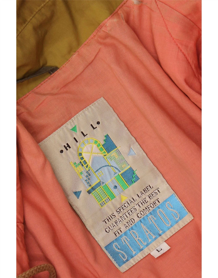 Męska kurtka bomberka Stratos UK 40, duża, khaki, poliester