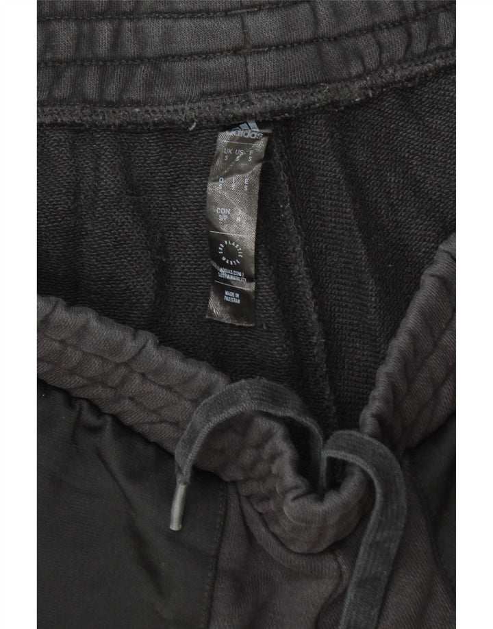 Męskie spodnie dresowe ADIDAS, małe, czarne, bawełniane