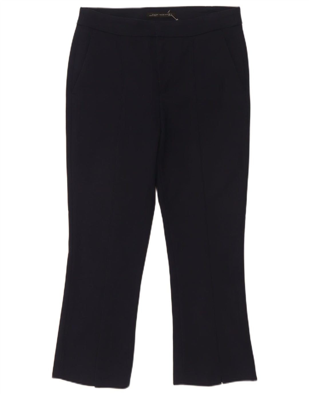 Spodnie damskie Zara Bootcut Chino, małe W29 L26 granatowe