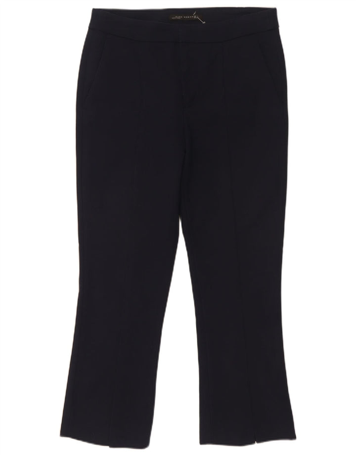 Spodnie damskie Zara Bootcut Chino, małe W29 L26 granatowe