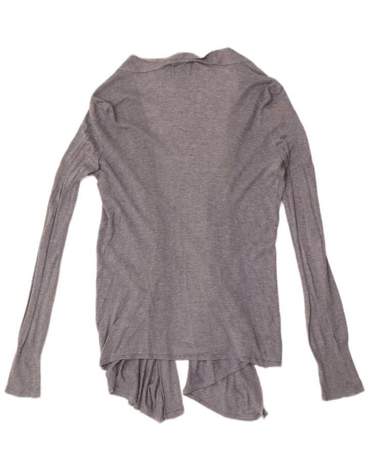 Sweter damski Zara z otwartym kardiganem UK 12, średni szary