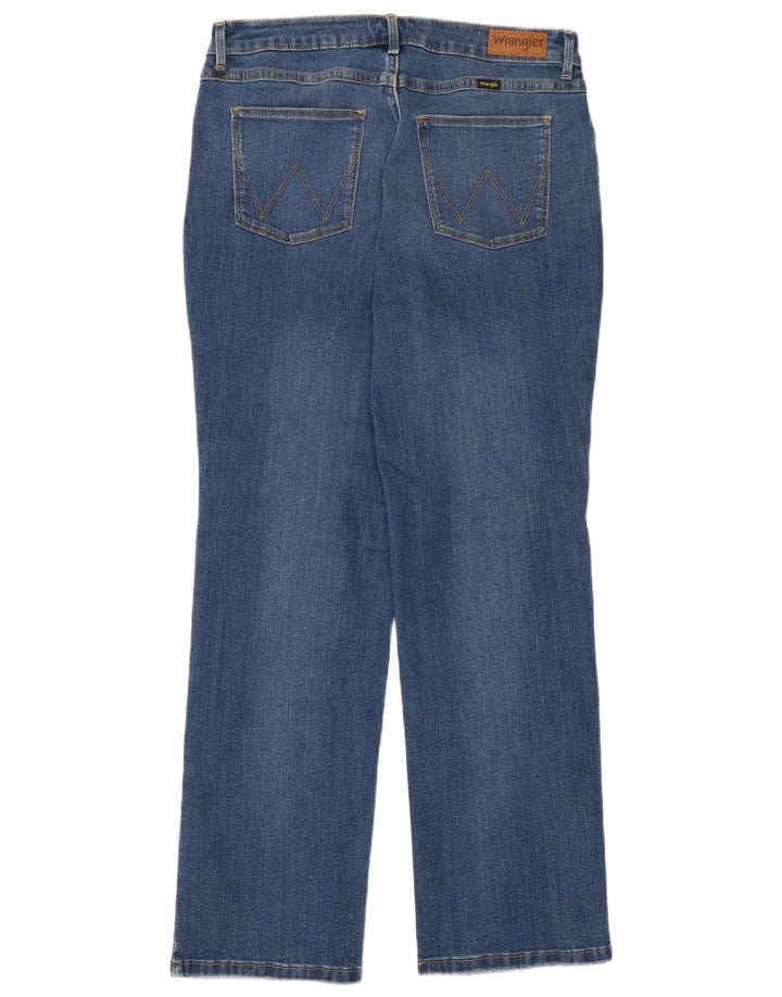 Damskie proste dżinsy Wrangler W32 L30 Niebieskie bawełniane