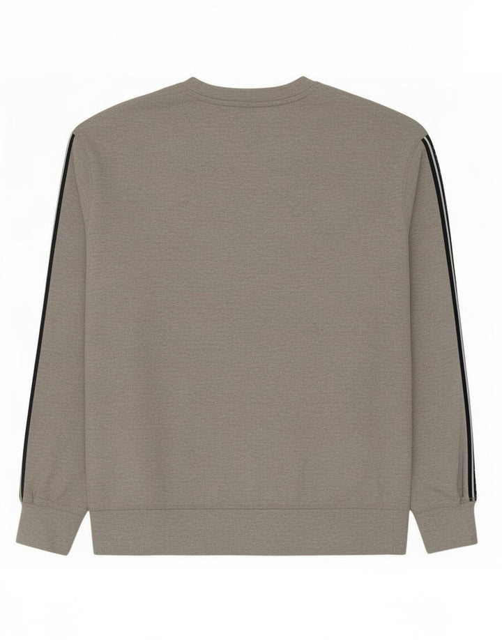 Męska bluza z grafiką Jack Wills, duża, szara, bawełniana w bloki kolorów