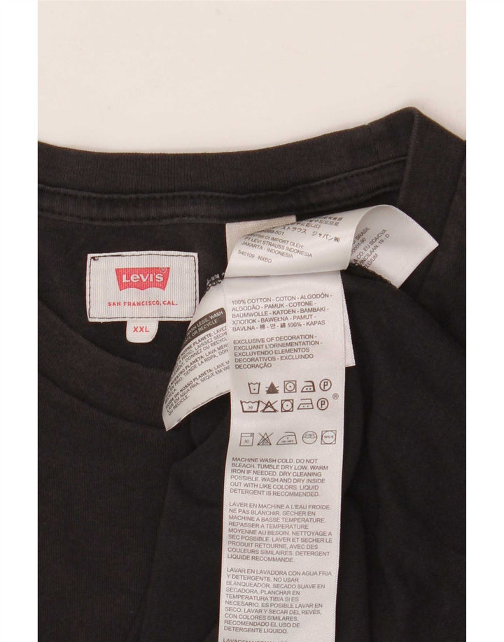 Koszulka męska Levi's Top 2XL Czarna bawełna