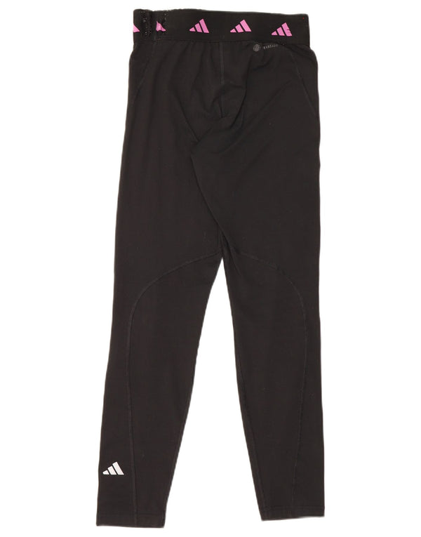 Legginsy Adidas Dziewczęce Aeroready Graphic 13-14 lat Czarny Poliester