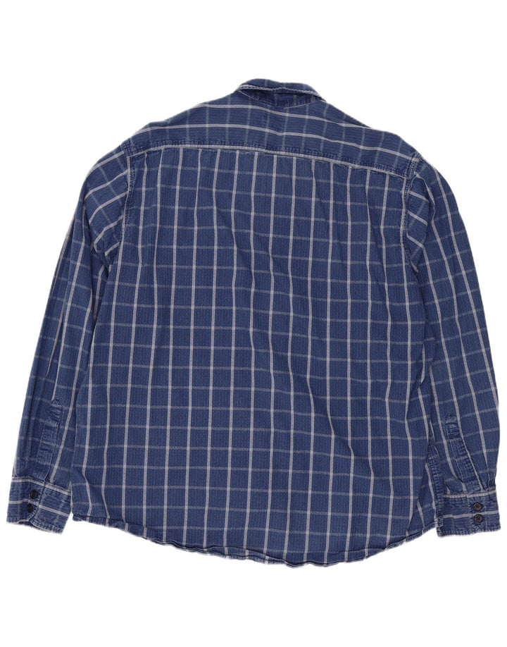Koszula męska Levi's XL, bawełniana niebieska krata