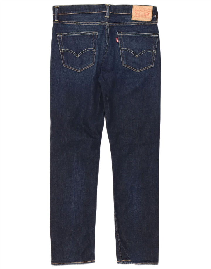 Męskie jeansy Levi's 511 Slim W34 L32 Granatowa bawełna