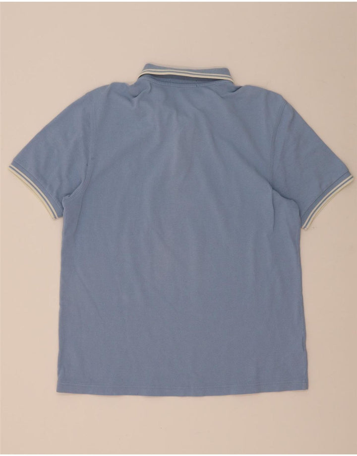 Męska koszulka polo Fred Perry, duża, niebieska, bawełniana w paski