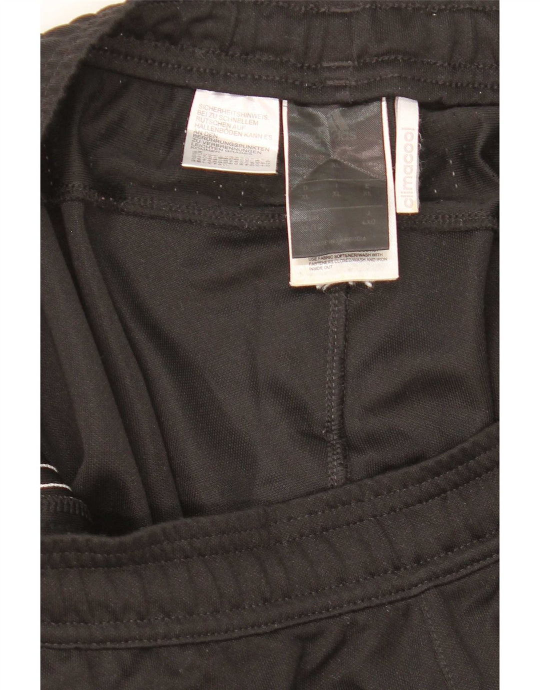 Męskie spodnie dresowe Adidas Climacool XL, czarne, poliestrowe