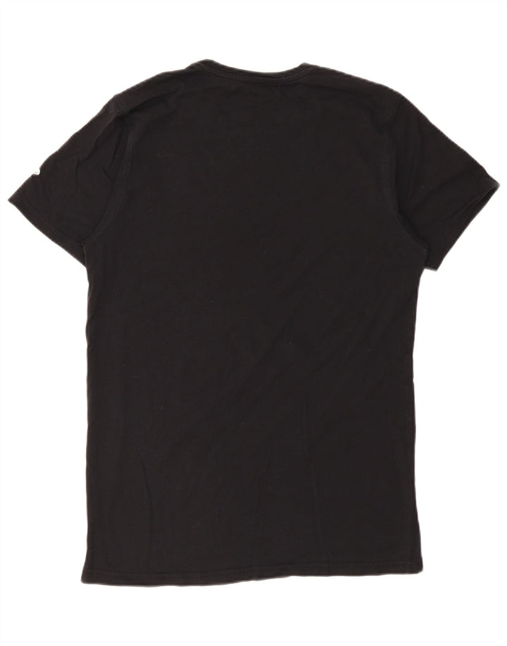Damska koszulka graficzna z oryginalnym towarem Top UK 12 Medium Black