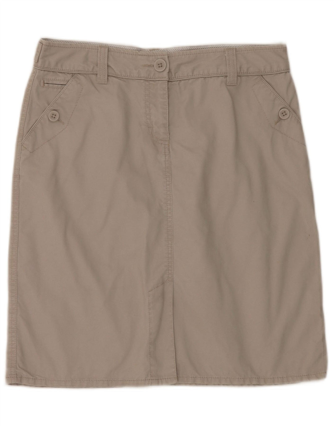 Marks & Spencer Damska spódnica ołówkowa UK 12 Medium W32 Beżowa bawełna
