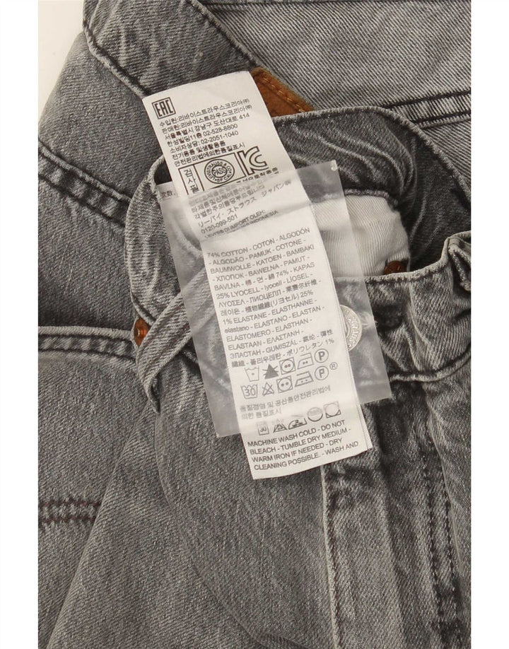 Męskie jeansy Levi's 511 Slim W34 L34 Szara bawełna
