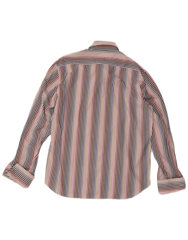 Męska koszula wizytowa Ted Baker, rozmiar 17 1/2 XL, wielokolorowa, bawełniana w paski