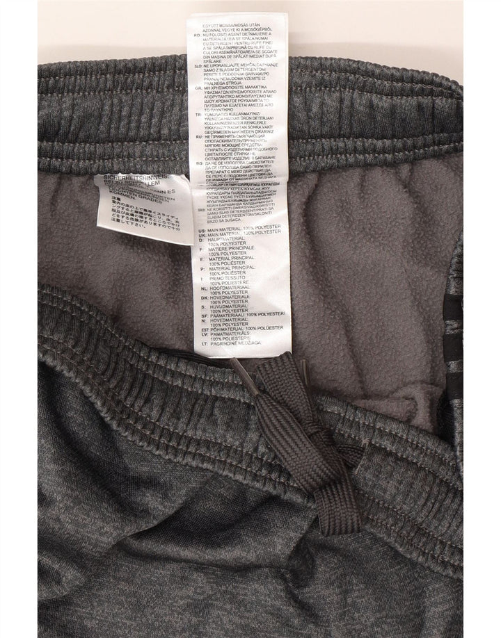 Męskie spodnie dresowe Adidas, małe, szare, poliestrowe