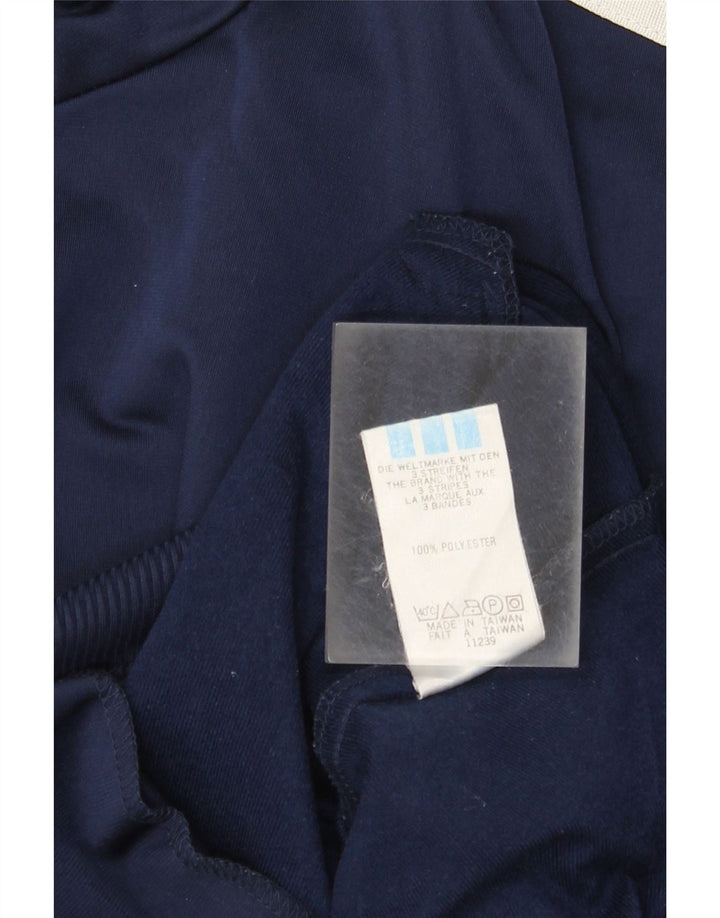 Adidas Męska bluza dresowa UK 44/46, duża, granatowa, poliestrowa