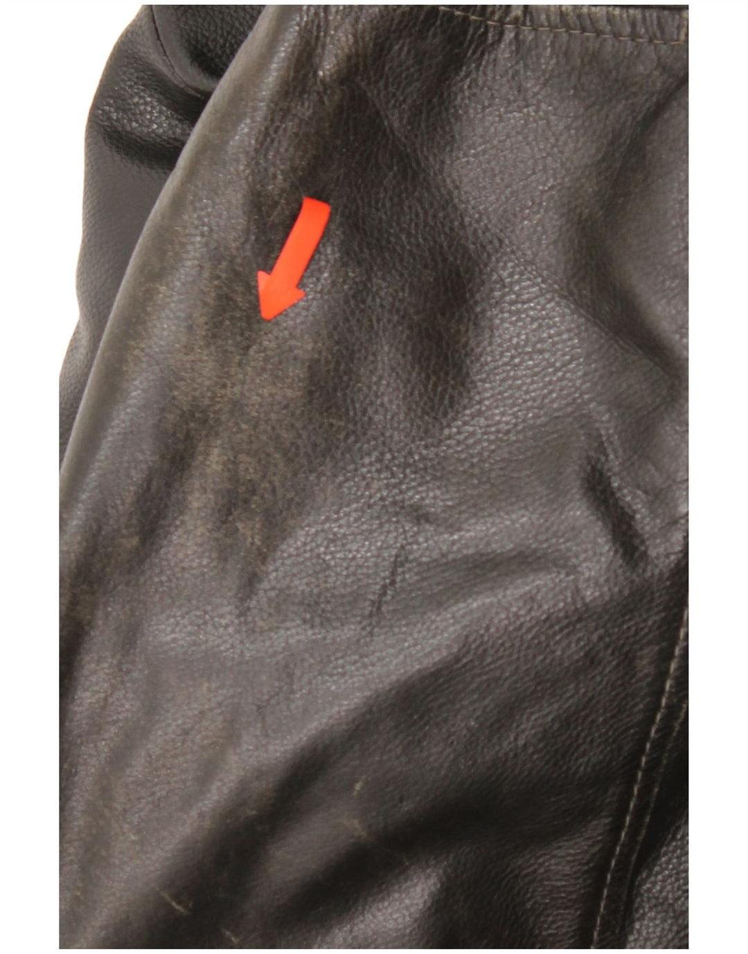 Vintage męska skórzana kurtka UK 44 2XL czarna skóra