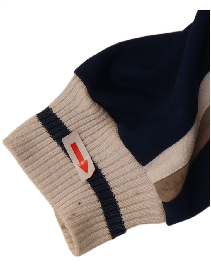 AUSTRALIJSKA Męska kurtka dresowa L'ALPINA IT 46, mała niebieska, poliester