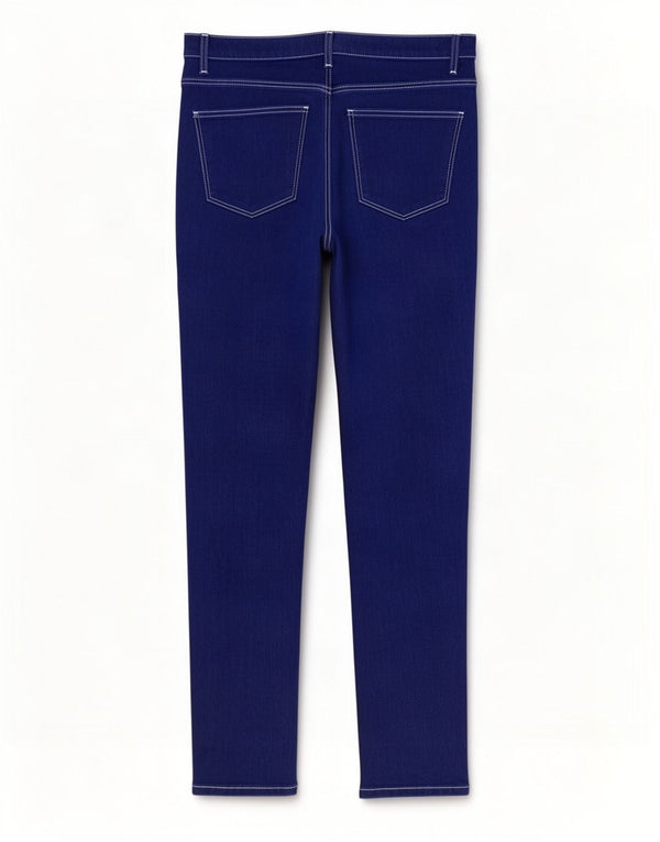Topshop Damskie Joni Slim Jeans W34 L29 Niebieskie bawełniane