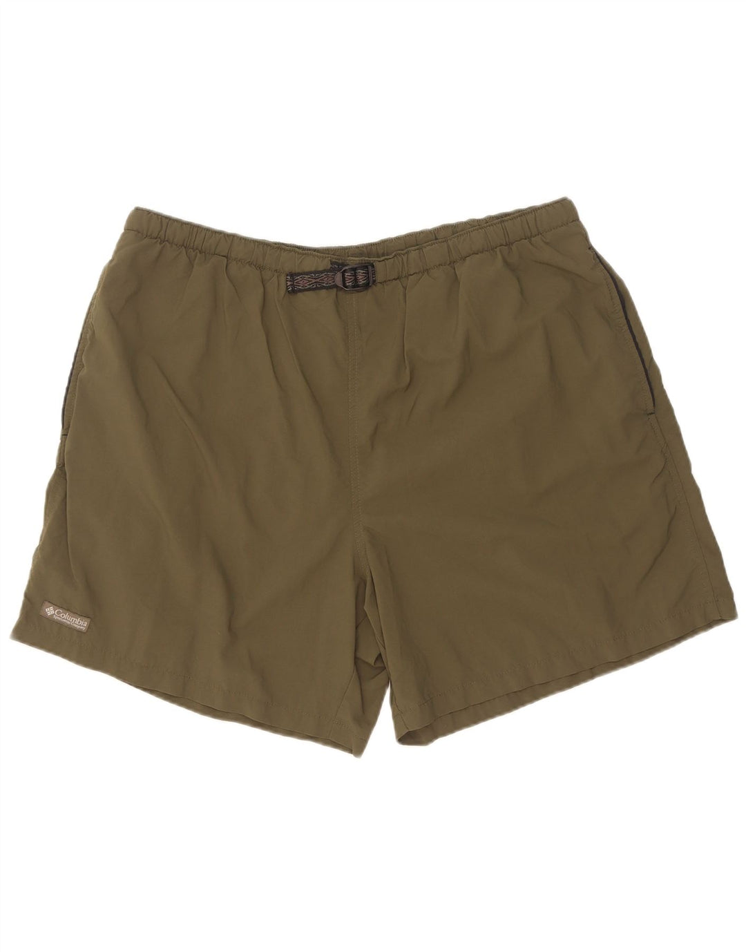 Męskie spodenki kąpielowe Columbia XL, nylon w kolorze khaki