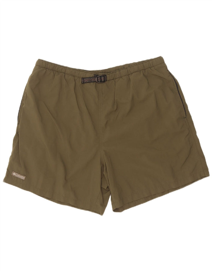 Męskie spodenki kąpielowe Columbia XL, nylon w kolorze khaki