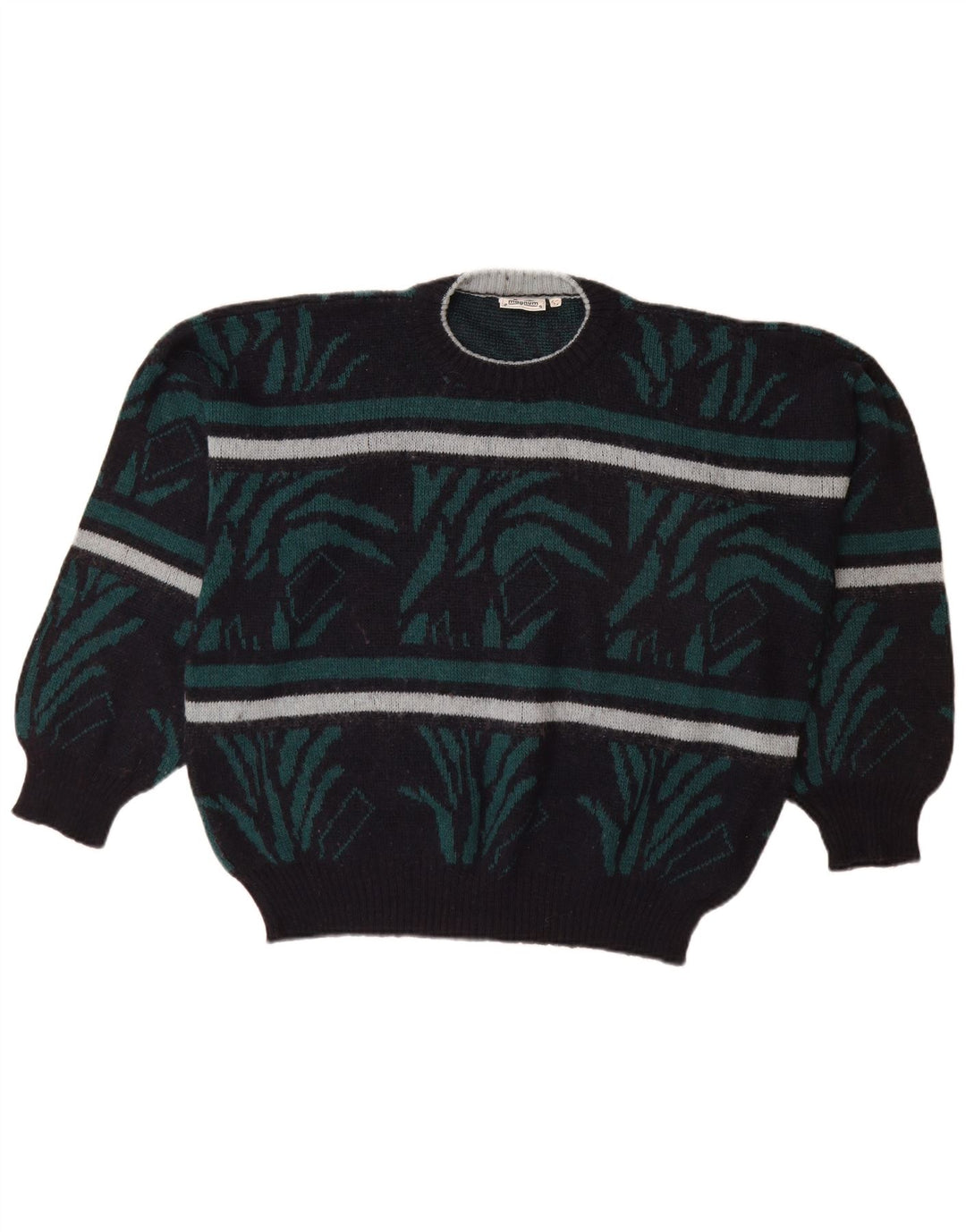 Męski sweter z okrągłym dekoltem MAGNUM IT 52, duży, granatowy