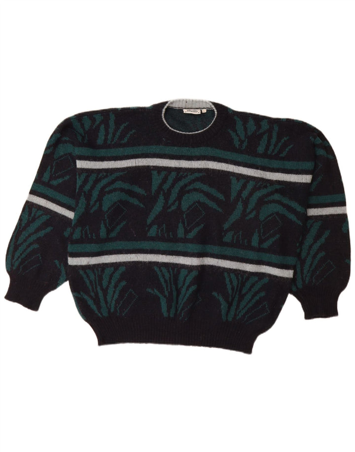 Męski sweter z okrągłym dekoltem MAGNUM IT 52, duży, granatowy