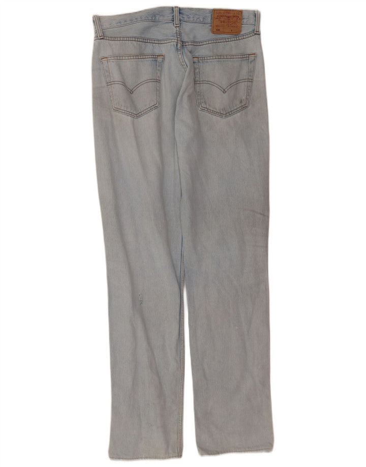Męskie jeansy Levi's 501 Straight W34 L35 Niebieskie bawełniane