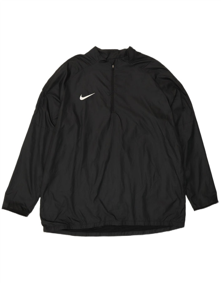 Męska bluza dresowa Nike z kapturem, 2XL, czarny poliester