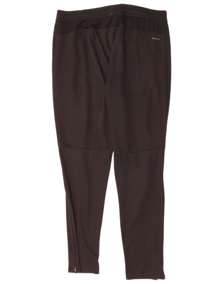 Męskie spodnie dresowe ADIDAS Clima Proof, duże, czarne, poliestrowe