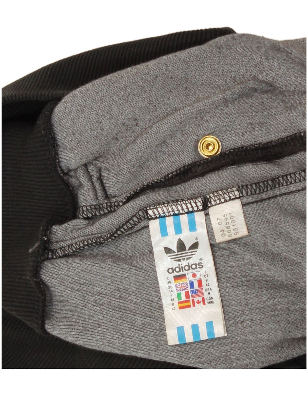 Damskie spodnie dresowe Adidas welurowe UK 14, duże, szare, bawełniane