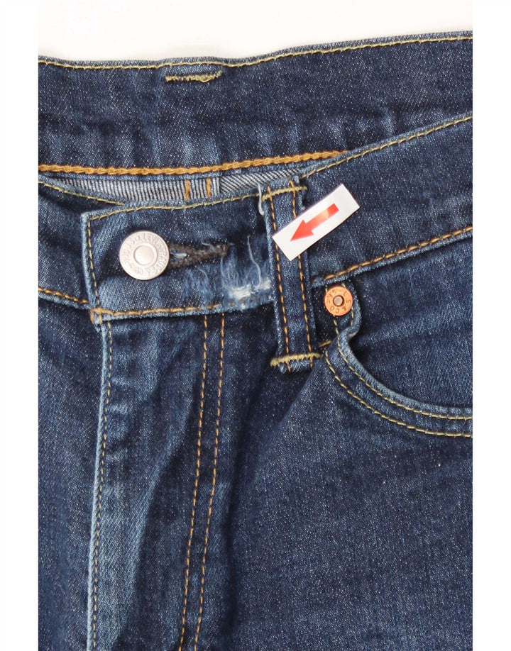 Męskie jeansy Levi's 511 Slim W32 L32 Granatowa bawełna