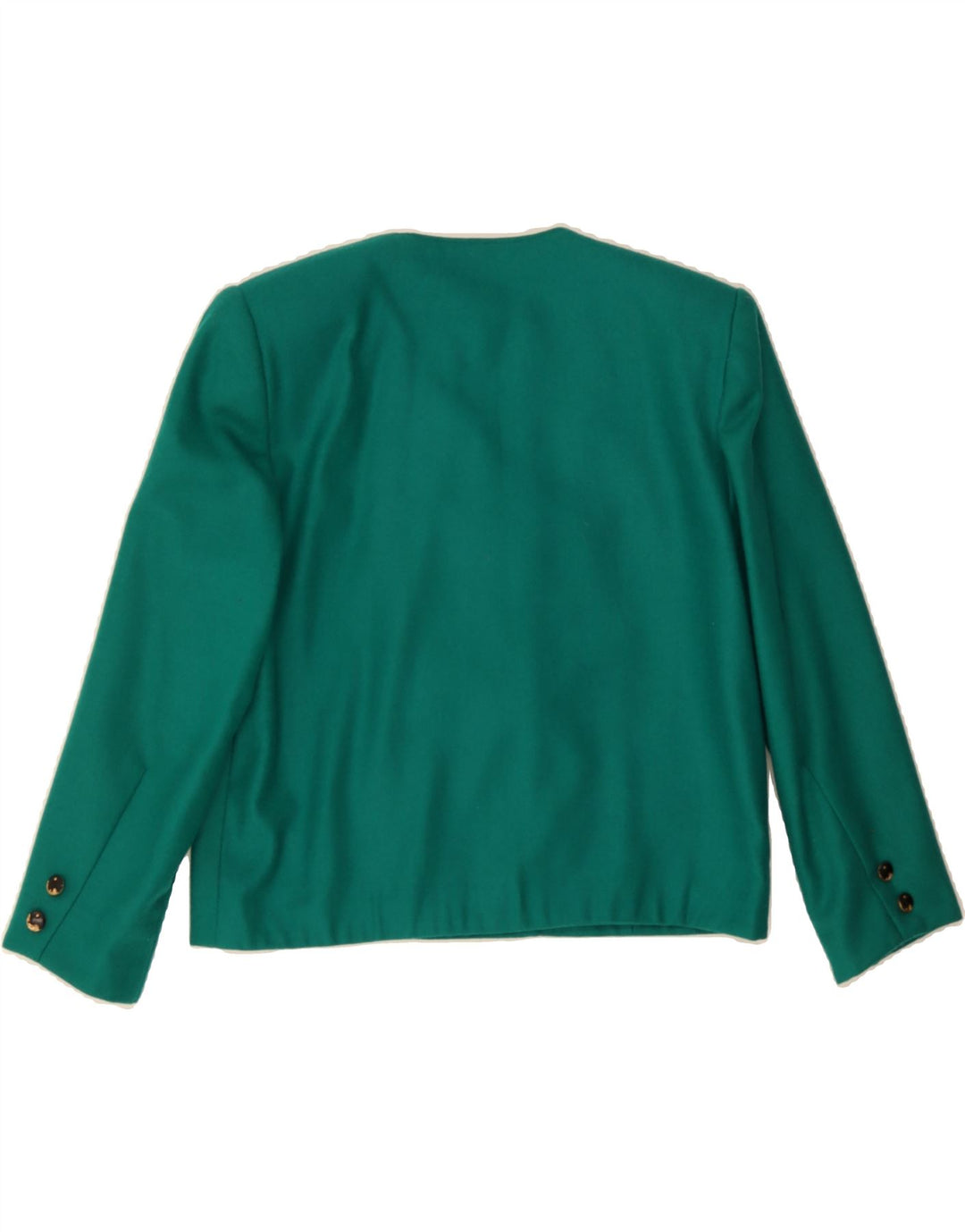 VINTAGE Womens Double Breasted Blazer Jacket UK 8 Small Green Vintage Vintage and Second-Hand Vintage from Messina Hembry 