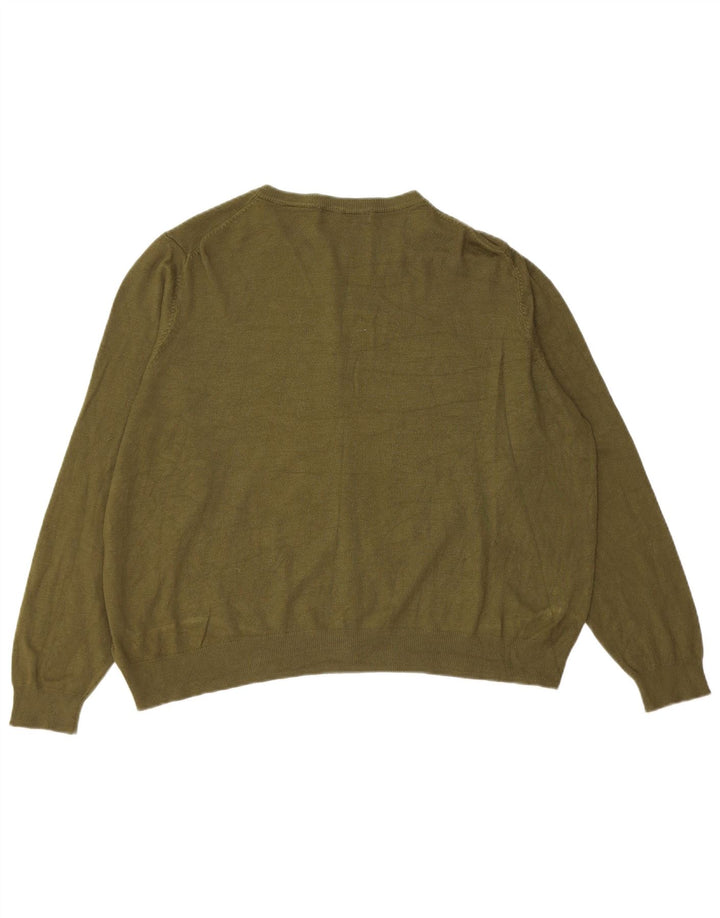 Sweter damski Marks & Spencer UK 22 3XL Khaki, wiskoza
