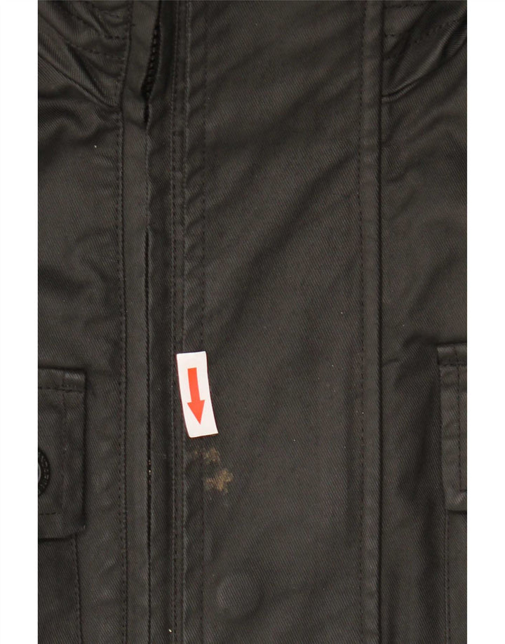 Męska kurtka wojskowa Superdry UK 44 2XL, czarna, bawełniana